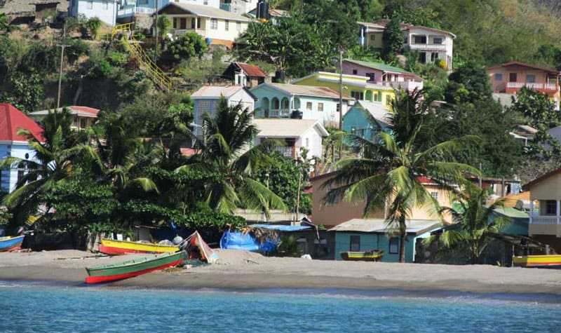 Fishing village of Canaries, Spencer Ambrose Tours, speedboat tour, St. Lucia