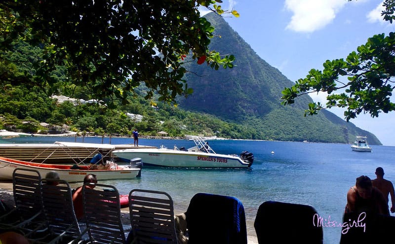 Snorkeling side at Jalousie/Sugar Beach, Spencer Ambrose Tours, St. Lucia