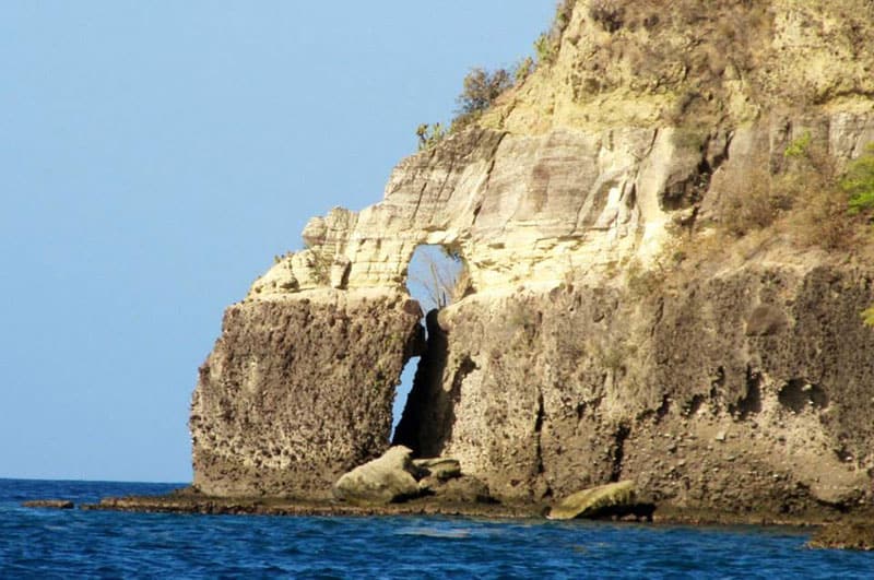 Key Hole Rock, Spencer Ambrose Tours speedboat tour, St. Lucia